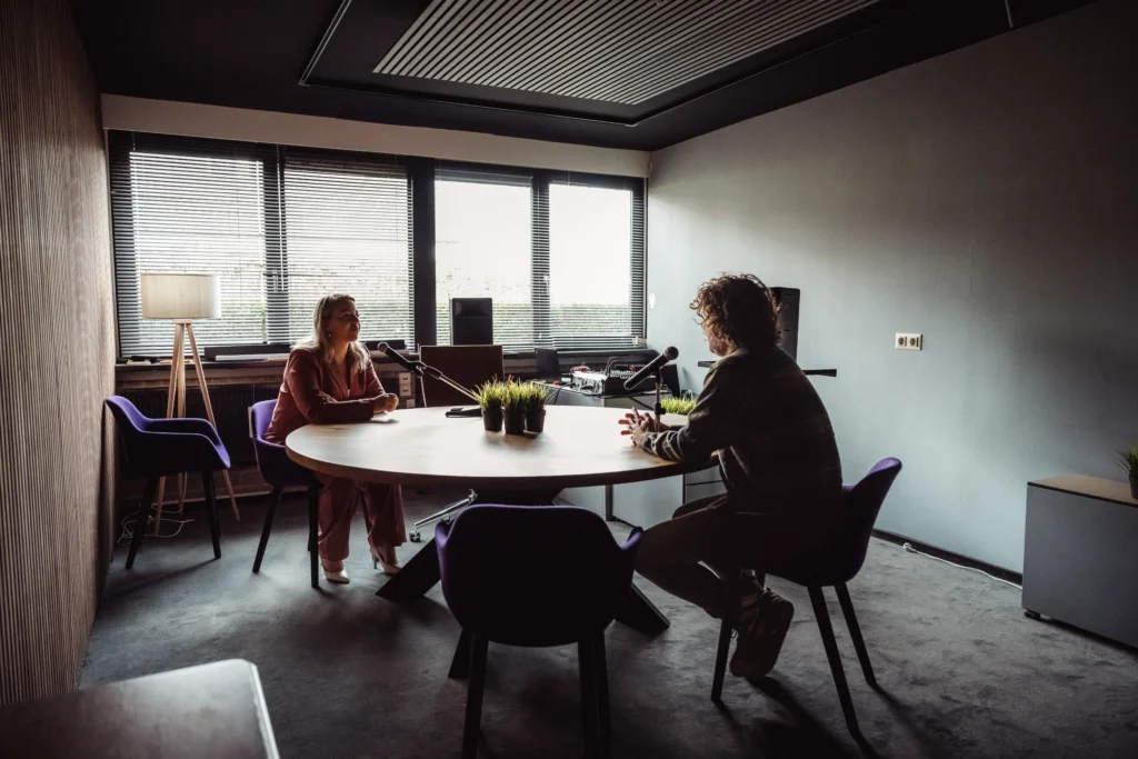 Interview in de podcast ruimte